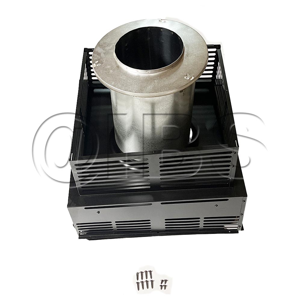 SLTSK8 Square BLK Louvered Termination for SK8
