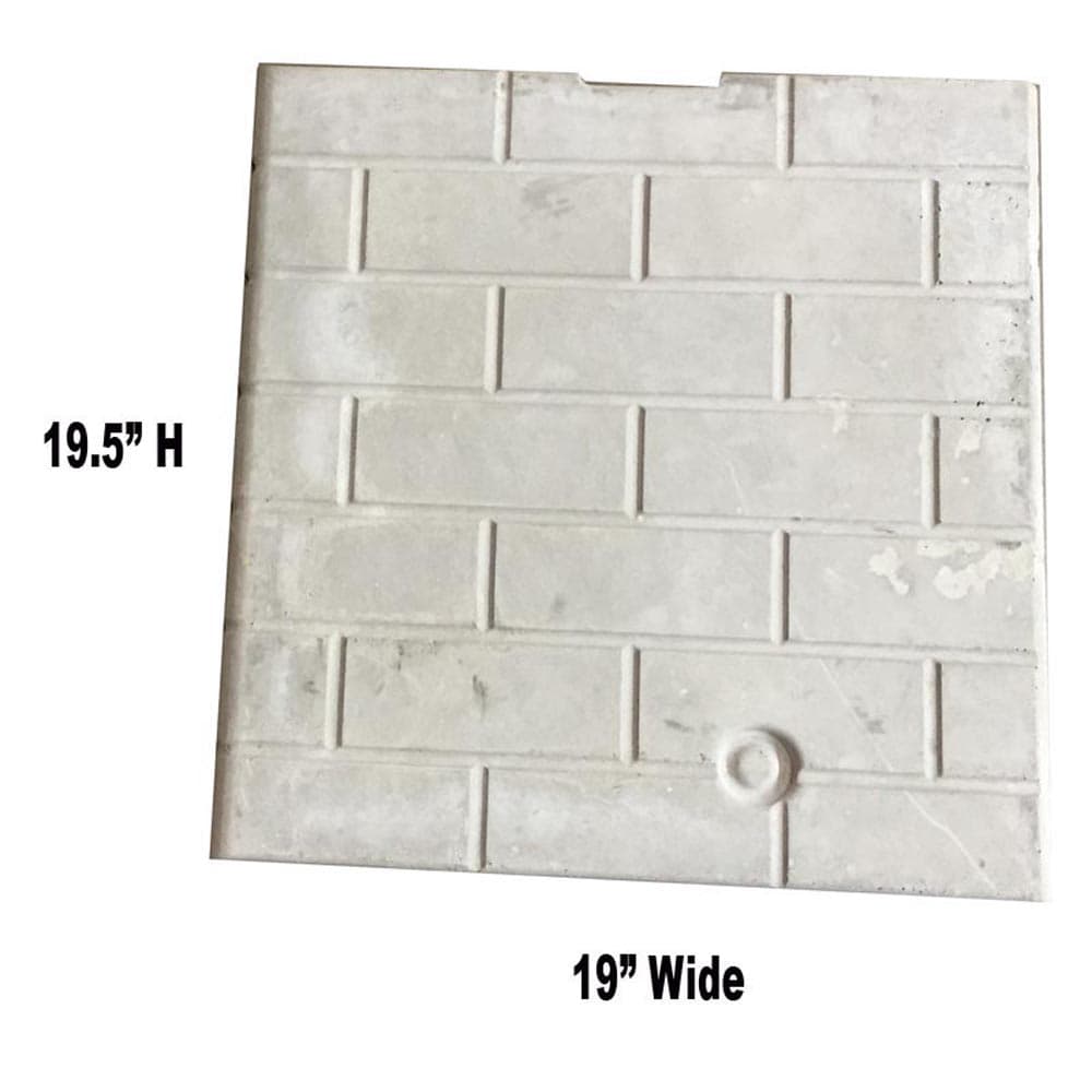 60314MON Left Side Brick 36 Model Fireplace