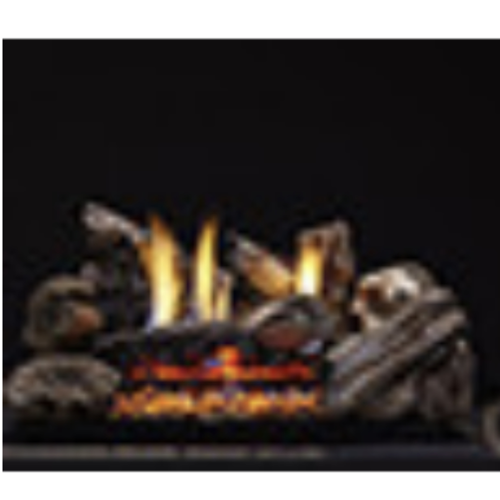 MX30-H 30in Burncrete Hybrid 8 pc Moxie Log Set