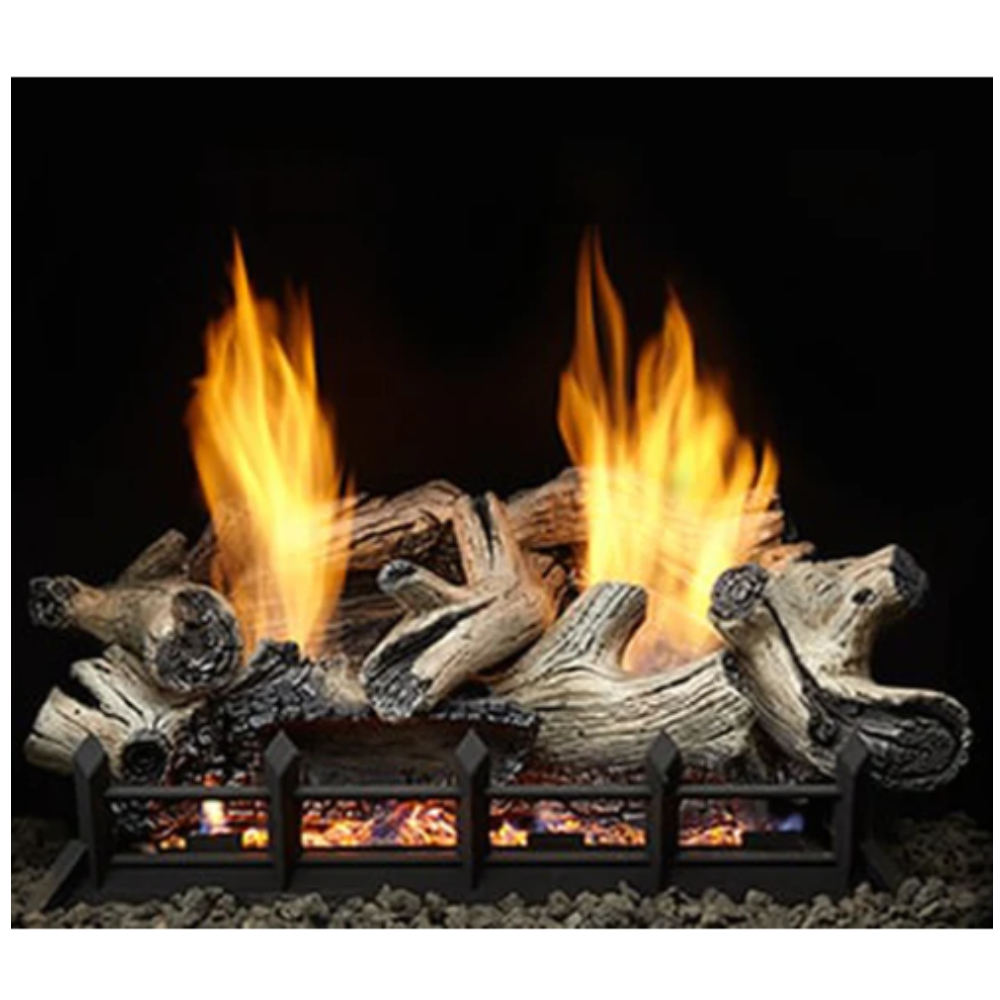 36293MON 18in 6 piece Beachcomber Burncrete Refractory Log Set for Natural Blaze VF