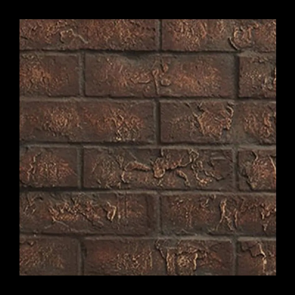 90961MON Brick Interior Panels Traditional Tavern Brown