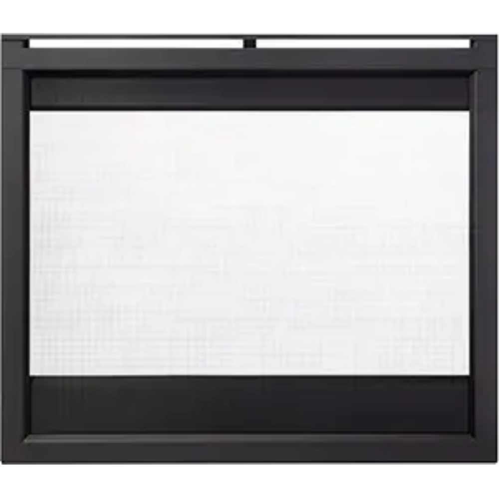 90928MON Contemporary Front With Built In, Overlapping Surround Black