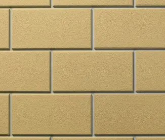 90980MON Firebrick Yellow Molded Brick Panels Traditional