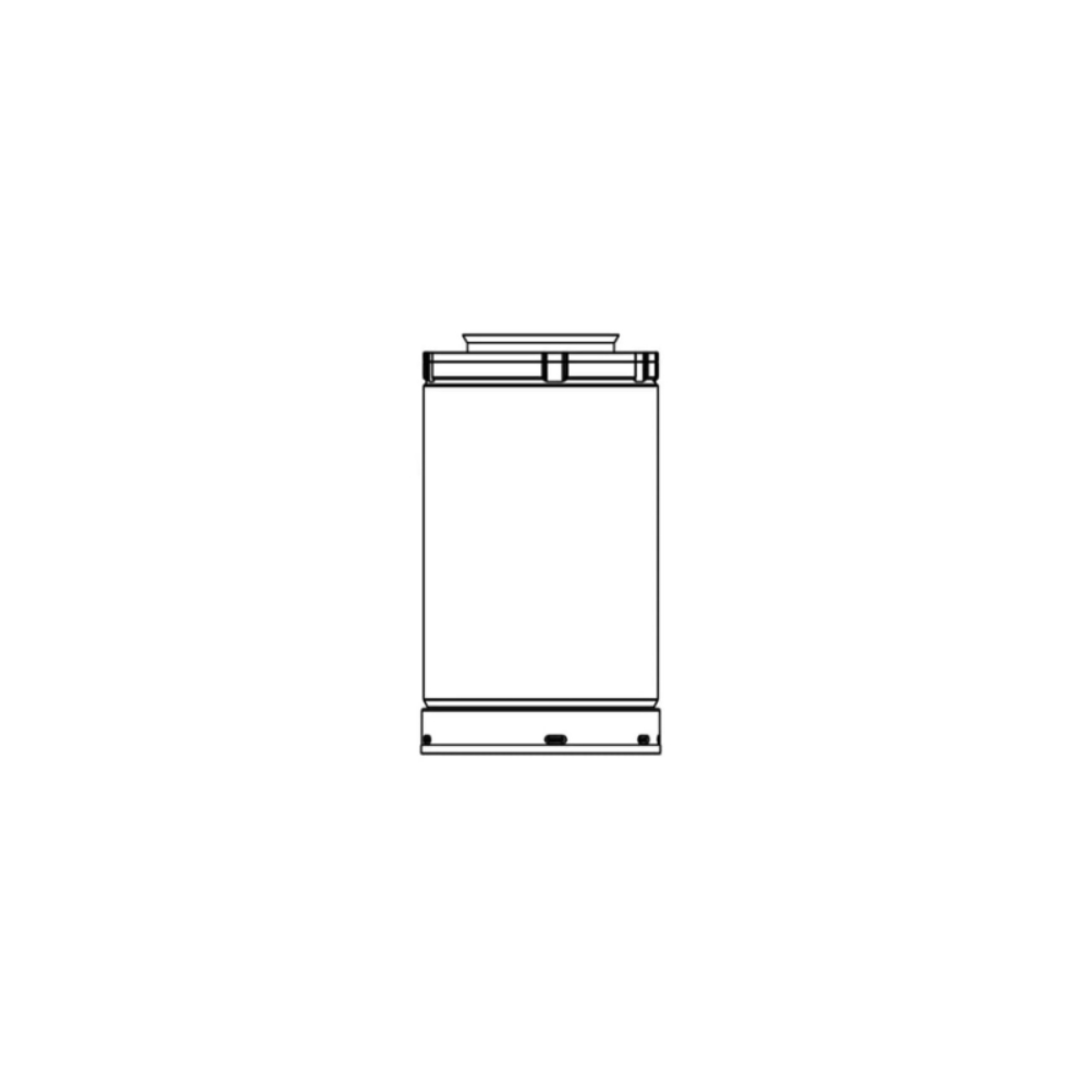 36804MON 12 Pipe Length-Black (4X6-5/8 SLP Pipe)