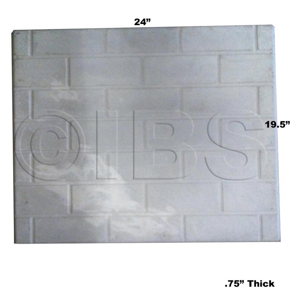 3034104 Back Brick 42 Model Fireplace