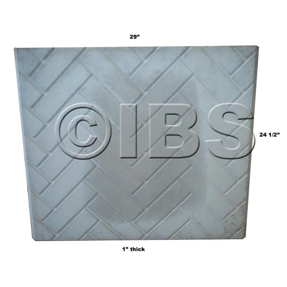 20004155 Shr42 Back Brick Herringbone (MUST SHIP FREIGHT)