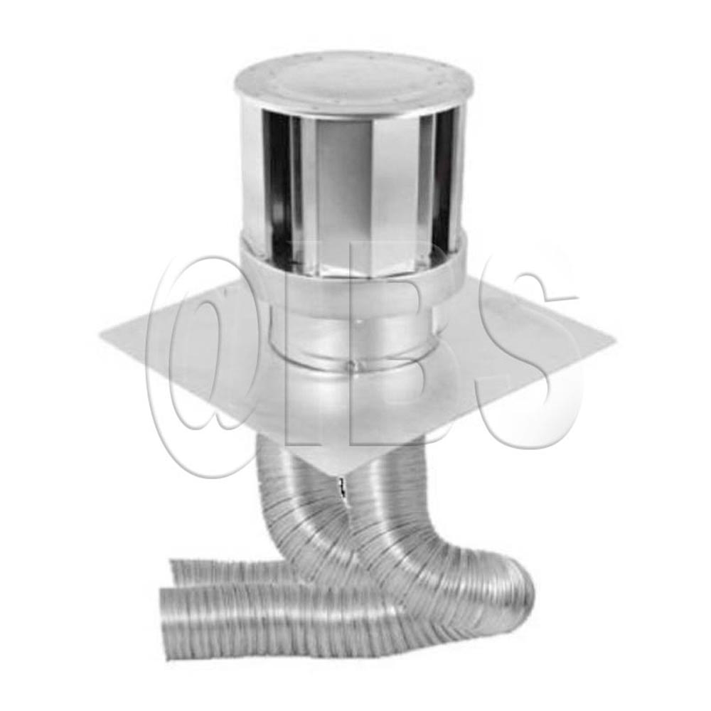 46DVA-CL33 46DVA-GKF ALUMINUM LINER 4X6 DIAMETER CO-LINEAR KIT WITH 3 & 3 FLEX