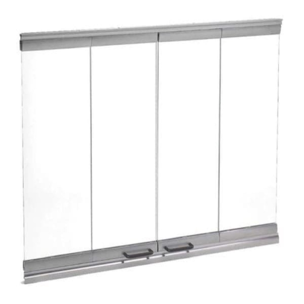 67425MON Original Bi-Fold Glass Doors with Trim (Stainless Steel) for BE36