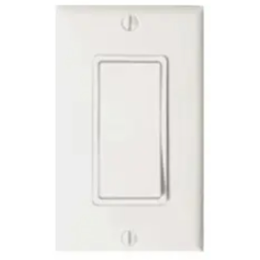 91027MON Intellifire Touch White Wireless Wall Switch (On/Off, Cold Climate, Battery Strength