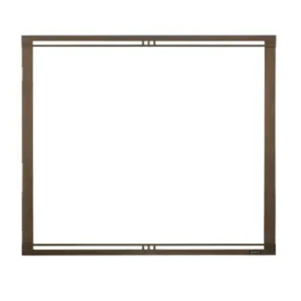 90890MON Firescreen Front 42St Gun Metal