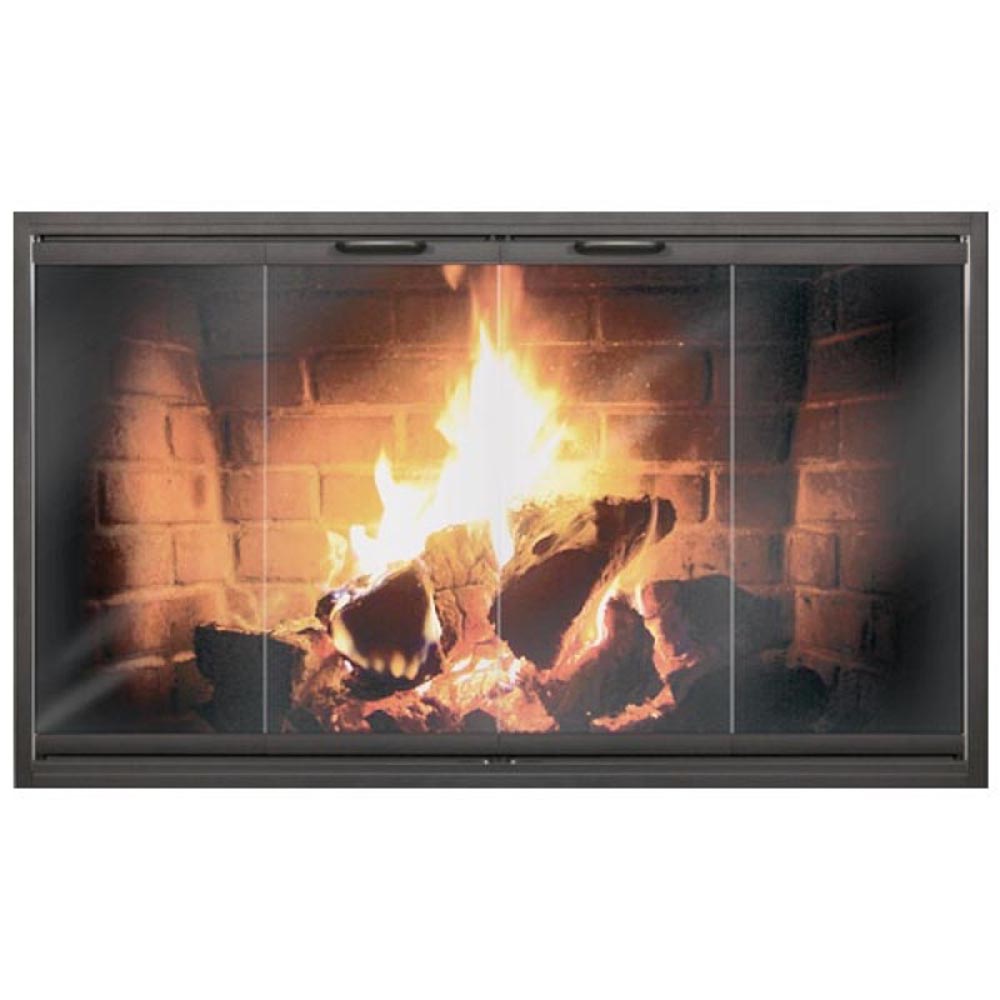 TL-BC-TE59 Temco Style Bi-Fold Door Set Textured Black