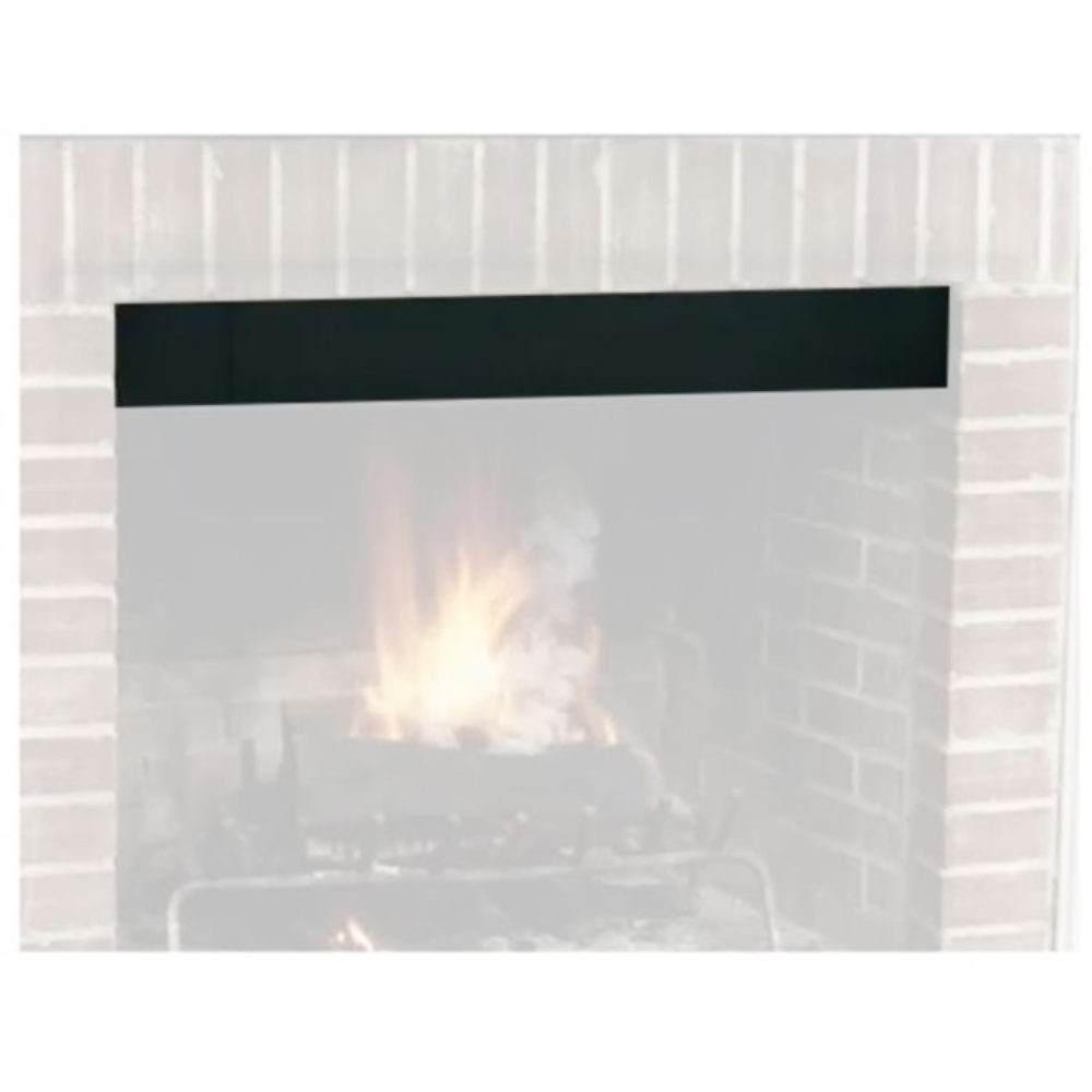 90999MON Extended Smoke Shelf For Use When Unit Is Installed As A Freestanding Fireplace