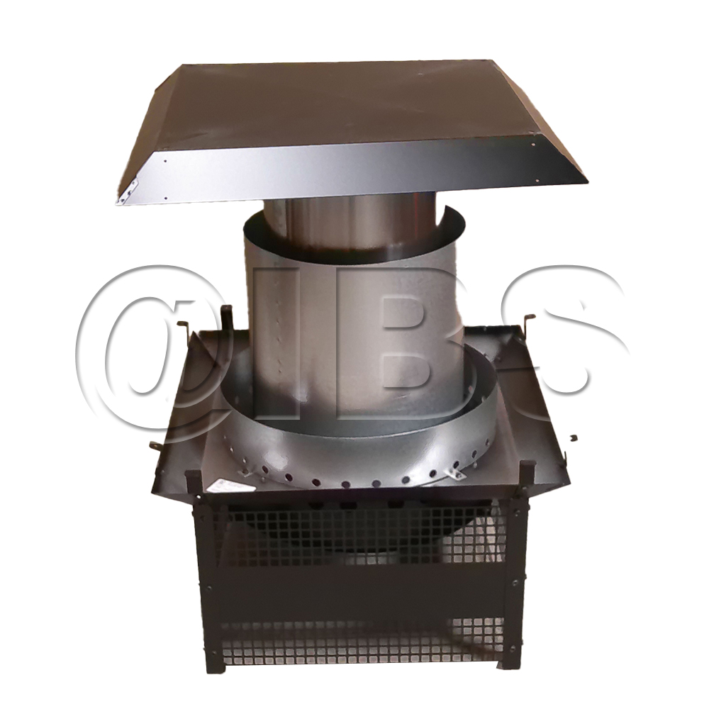 ST1175 Square Termination Cap Painted Black Sl1100