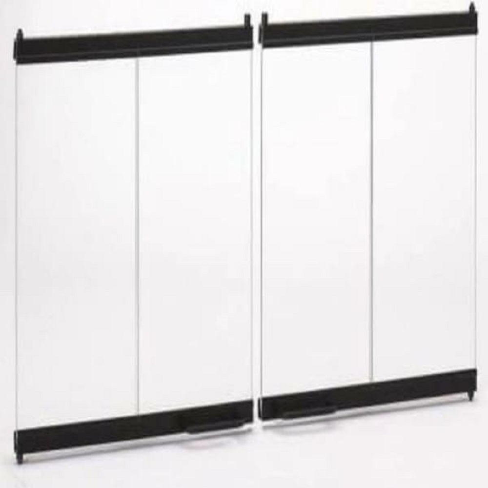 67426MON Original Bi-Fold Glass Doors with Trim (Stainless Steel) for BE42