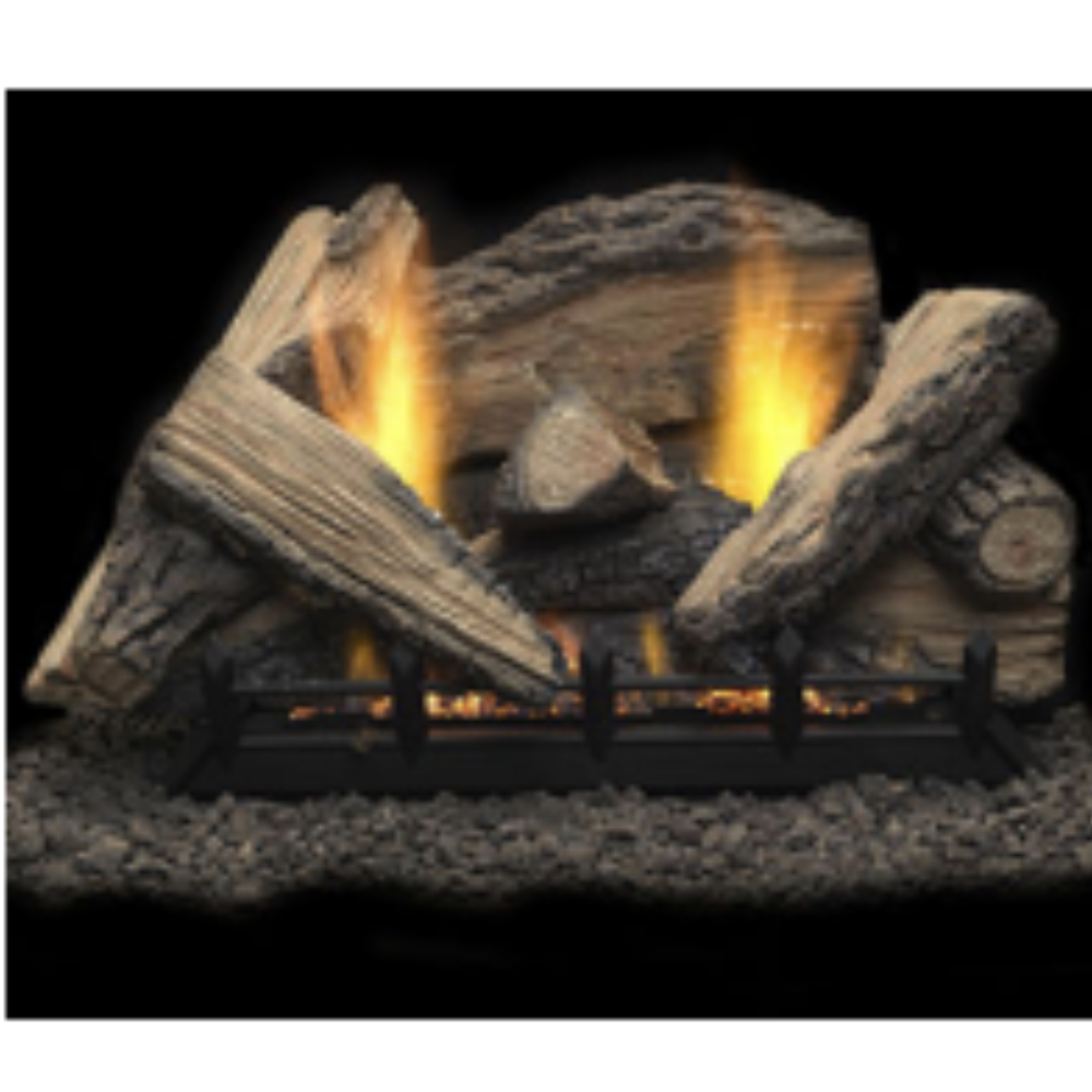 36372MON 24" 11pc Stony Creek refractory Log set for Natural Blaze VF 24" Burner