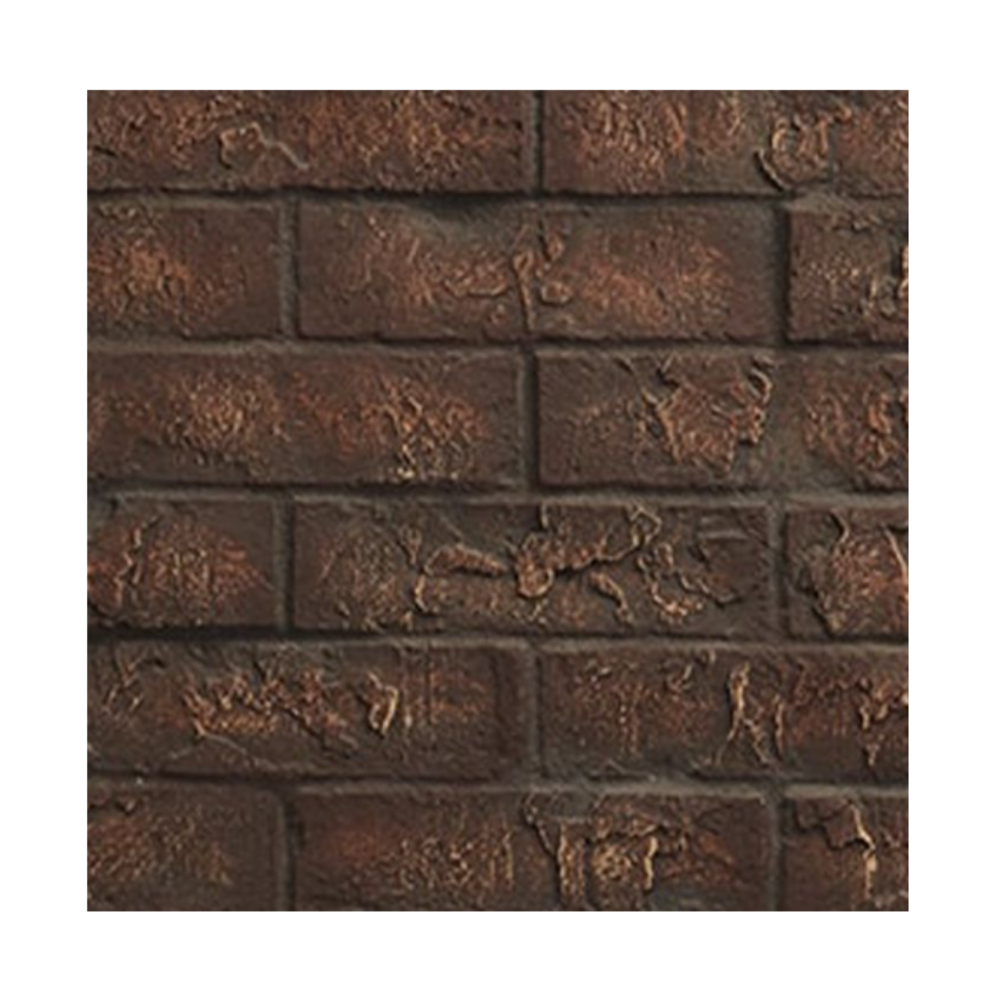 33260MON Traditional 35" Brick Interior Panels Cottage Red