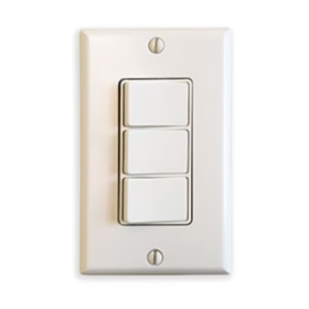 37971MON 3 Toggle Wall Switch for Multi-Color Selection